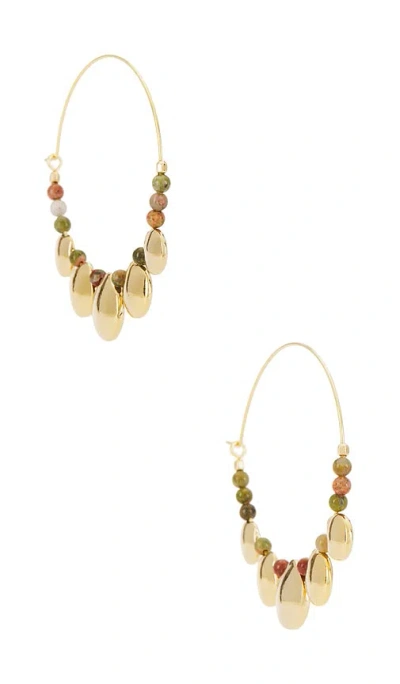 Isabel Marant Adriel Hoops In 卡其