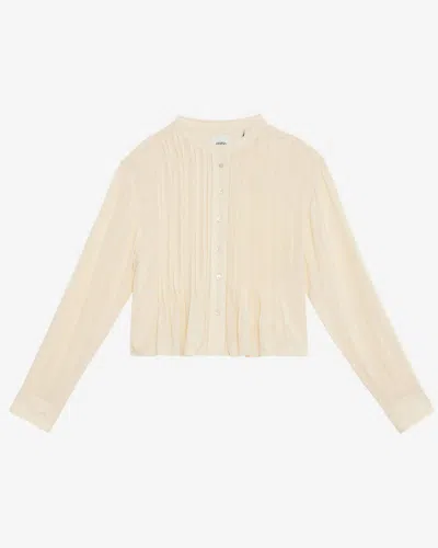 Isabel Marant Adzara Blouse In Sand