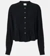 Isabel Marant Adzara Chiffon Blouse In Black