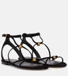 Isabel Marant Aeza Sandals In Black/gold