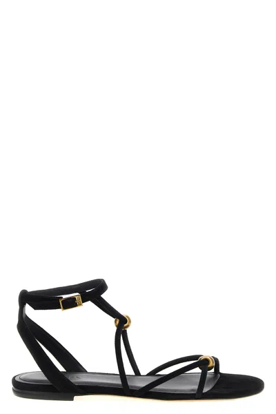 Isabel Marant Aeza Sandals In Black