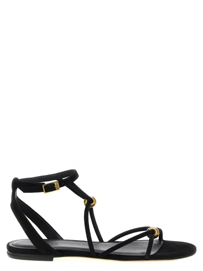 Isabel Marant Aeza Sandals In Black