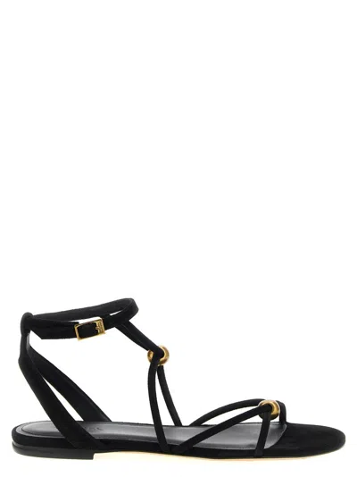 Isabel Marant Aeza Sandals In Black