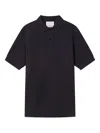 Isabel Marant Afko Embroidered Polo Shirt In Black