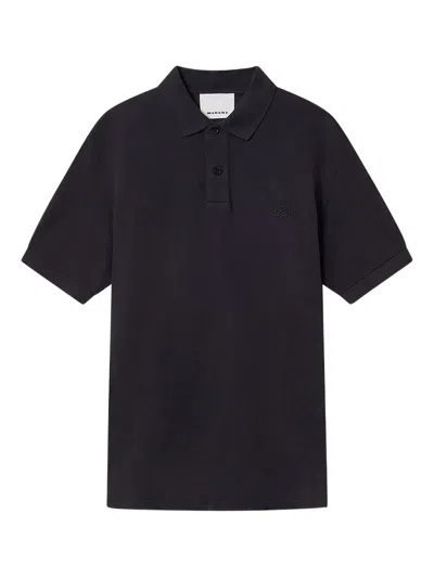 ISABEL MARANT AFKO EMBROIDERED POLO SHIRT