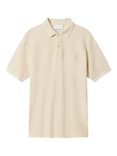 ISABEL MARANT AFKO EMBROIDERED POLO SHIRT