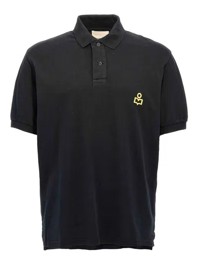 Isabel Marant Polo Shirt With Logo In Black