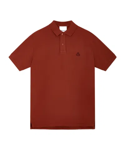 Isabel Marant Afko Polo Shirt In Brown
