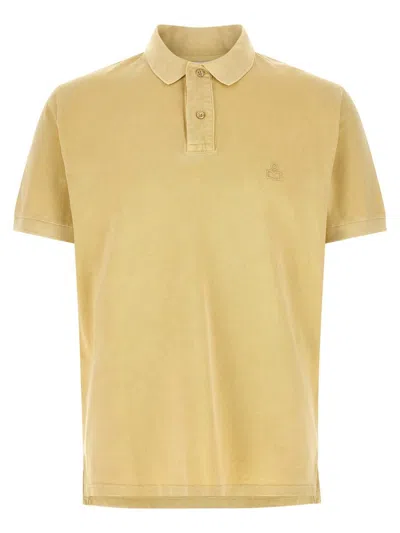 Isabel Marant Yellow Embroidered Logo Polo