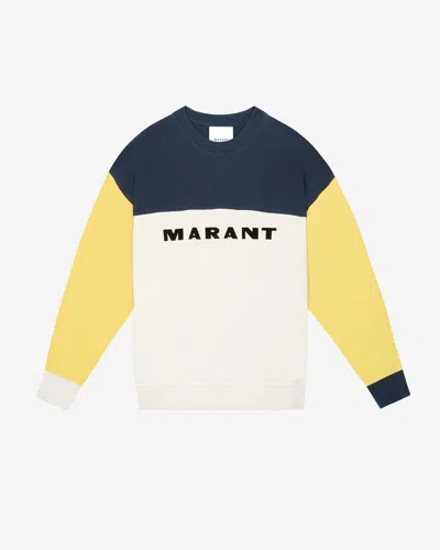 Isabel Marant Aftone Sweatshirt In Yellow