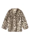 Isabel Marant Aglae Animal-print Coat In Brown