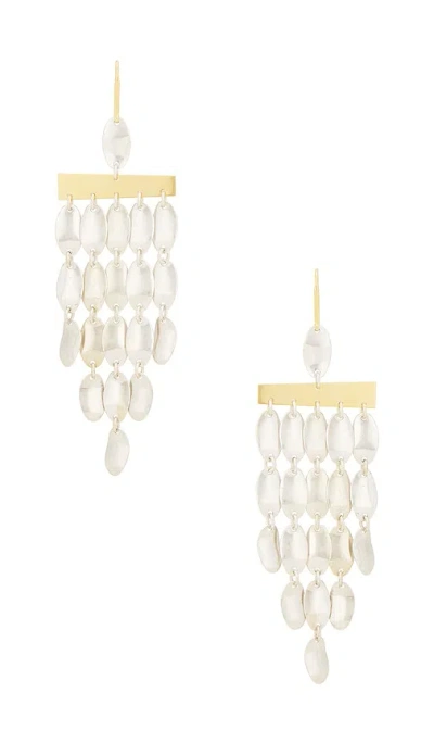 Isabel Marant Fringe Earrings In Metallic