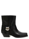 Isabel Marant Akson Embellished Tasseled Leather Ankle Boots