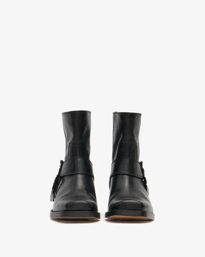 Isabel Marant Akson Gaucho Boots In Black