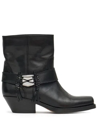 ISABEL MARANT ISABEL MARANT AKSON LEATHER BOOTS