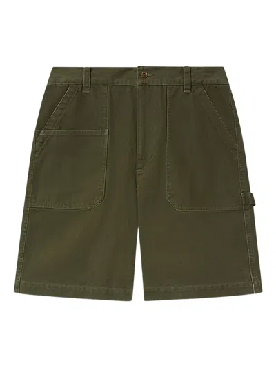 Isabel Marant Akyle Cotton Shorts In Green