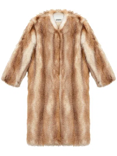 ISABEL MARANT ALBERTA FAUX-FUR COAT