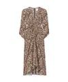Isabel Marant Albini Dress In Brown