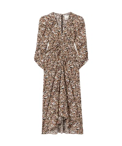 Isabel Marant Albini Dress In Brown