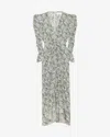 Isabel Marant Albini Dress In Ecru