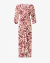 Isabel Marant X Albini Floral Ruched Dress In Pink