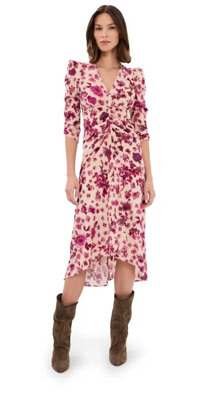 Isabel Marant Albini Maxi Dress In Pink