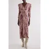 Isabel Marant Albini Stretch Silk Midi Dress