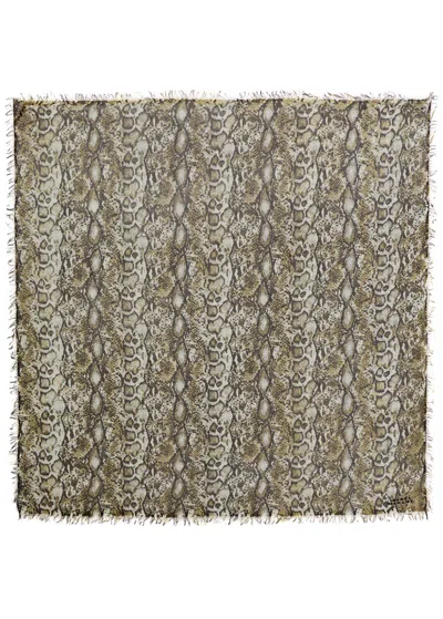 Isabel Marant Alecia Cashmere-blend Scarf In Green