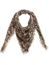 Isabel Marant Alecia Scarf In Brown