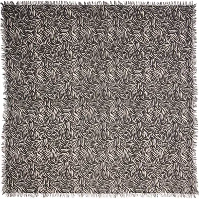 Isabel Marant Alecia Wool & Cashmere Scarf In Zebra 20za