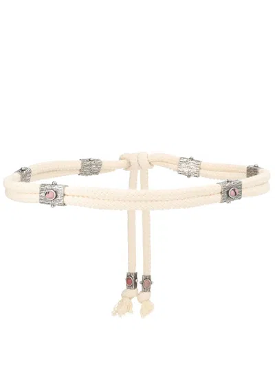 Isabel Marant Aleea Belt In Beige