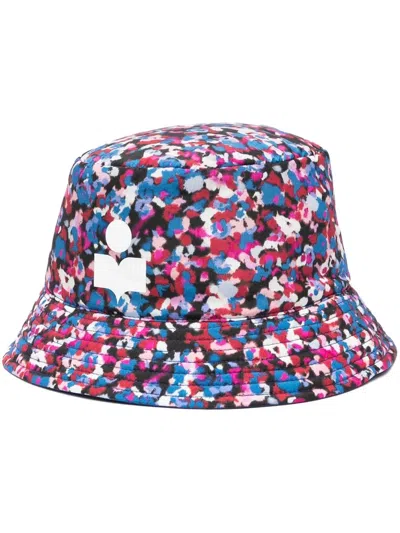 ISABEL MARANT ALL-OVER GRAPHIC-PRINT BUCKET HAT