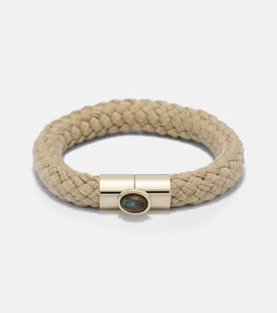 Isabel Marant Alma Braided Bracelet In Neutral