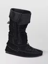 Isabel Marant Almond Toe Ankle Boots With Tassel Detail