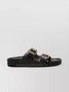 Isabel Marant Black Studded Slippers