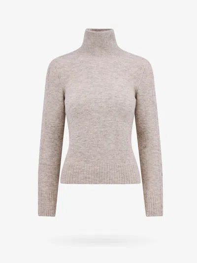 ISABEL MARANT ALPACA BLEND SWEATER WITH METAL BUTTONS