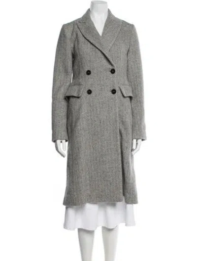Pre-owned Isabel Marant Alpaca Coat In Gray