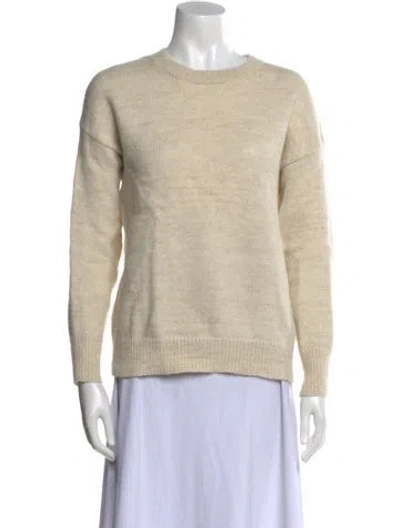Pre-owned Isabel Marant Alpaca Crew Neck Sweater In Neutral