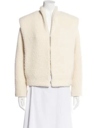 Pre-owned Isabel Marant Alpaca Fur Jacket In Pink