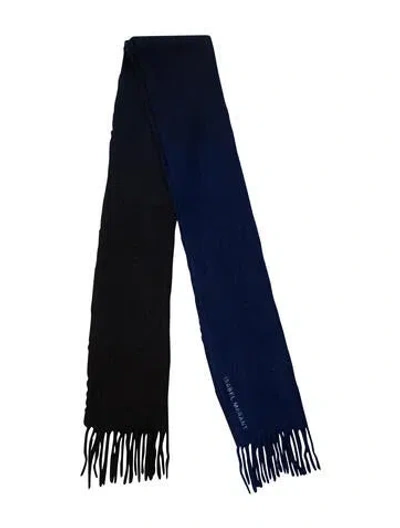Pre-owned Isabel Marant Alpaca Scarf In Blue