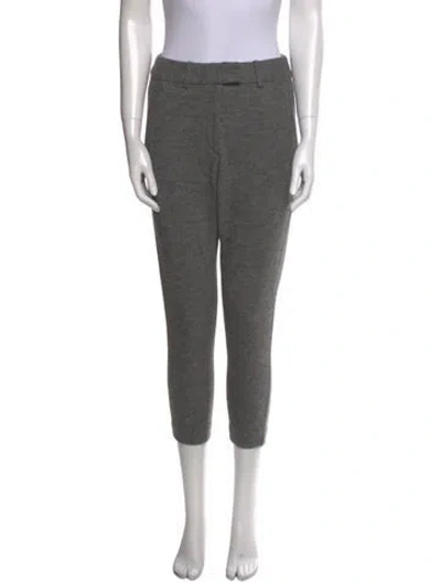 Pre-owned Isabel Marant Alpaca Skinny Leg Pants In Gray