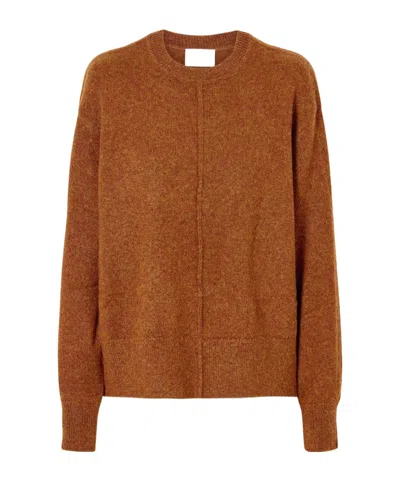 Isabel Marant Thomane Alpaca-blend Sweater In Brown