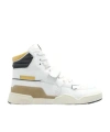 Isabel Marant 10mm Alsee-gz Leather Sneakers In White