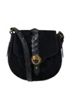Isabel Marant Altay Small Python-embossed Leather Shoulder Bag