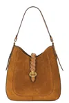 Isabel Marant Altay Hobo Suede Calfskin Leather Bag In Cognac