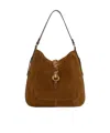 Isabel Marant Altay Hobo Suede Calfskin Leather Bag In Brown