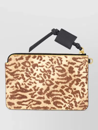 Isabel Marant Altay Leather Clutch Bag In Brown