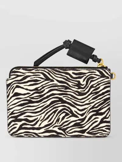 Isabel Marant Altay Leather Clutch Bag In Pattern