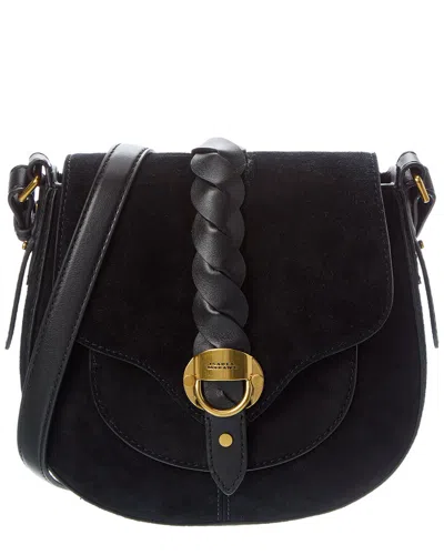 Isabel Marant Altay Small Leather Shoulder Bag In Black
