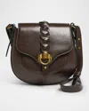Isabel Marant Altay Small Leather Crossbody Bag In Brown